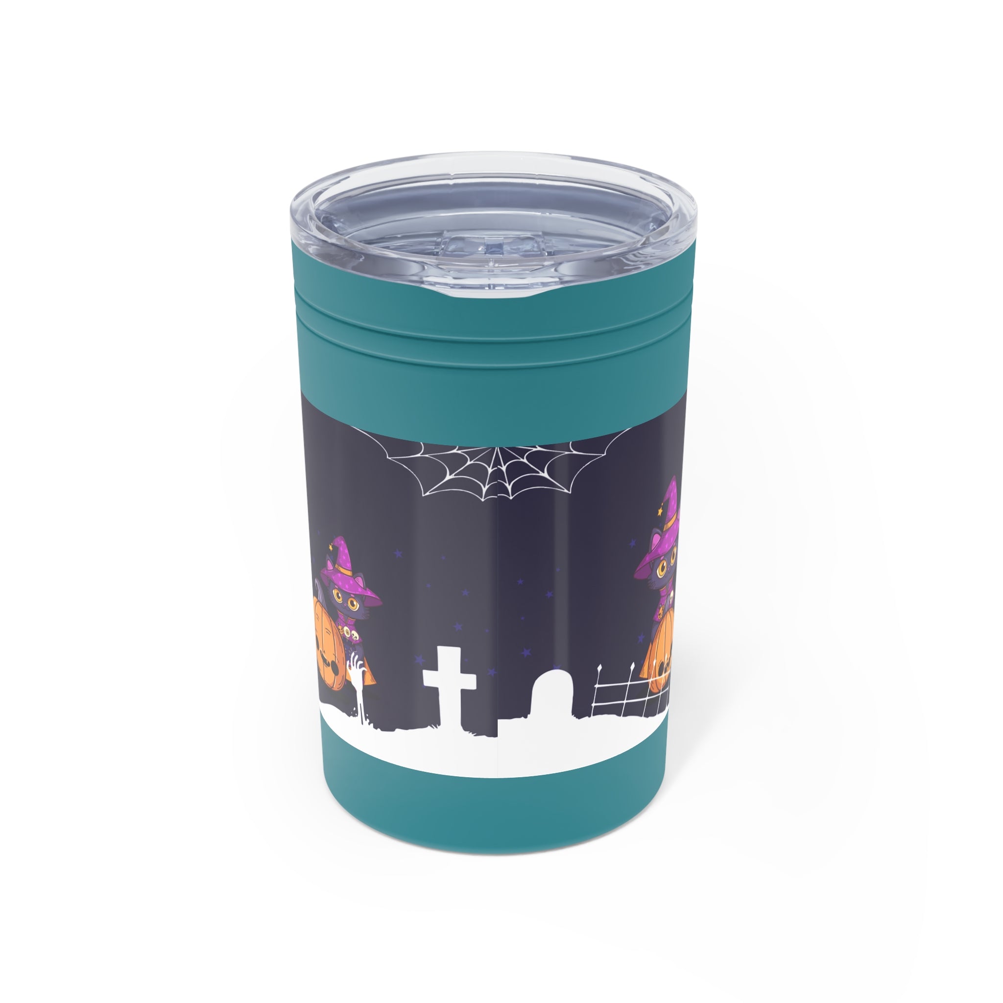 Happy Halloween with Witch's Cats | Vacuum Insulated Tumbler